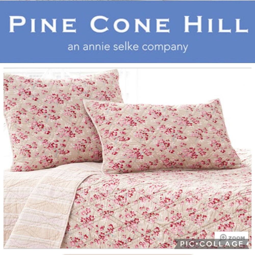 Annie Selke Pine Cone Hill Rumer Floral King Quilt Set